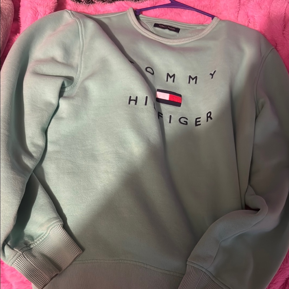 Tommy Hilfiger Light Green Crewneck